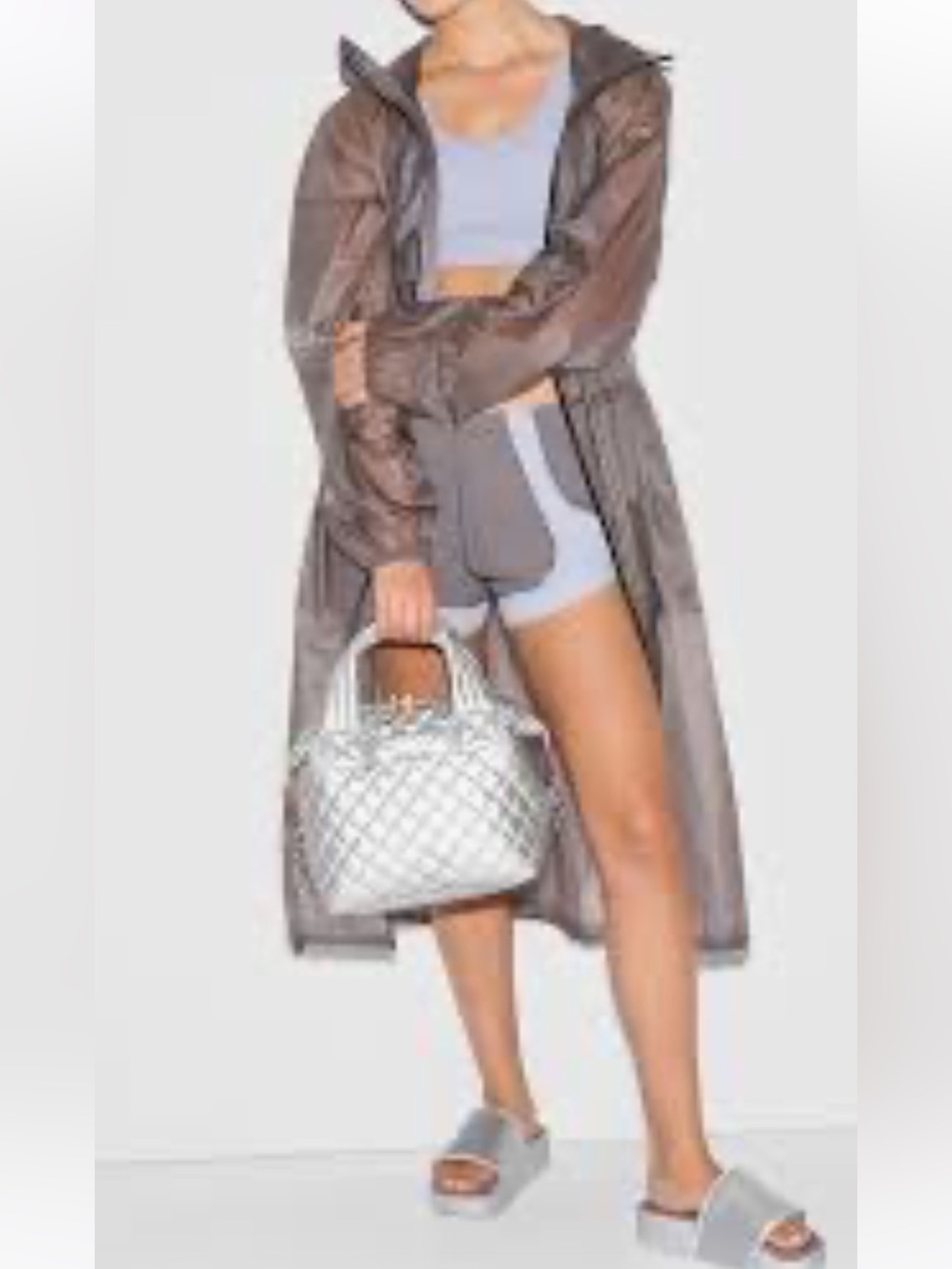 MZ Wallace silver small Sutton deluxe. Sold out or discontinued color
